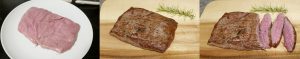 Flank Steak, sous-vide gegart