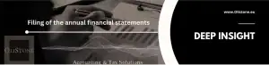Filing of the annual financial statements