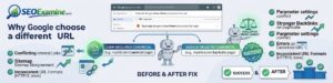 Google chose different canonical URL shown in Search Console