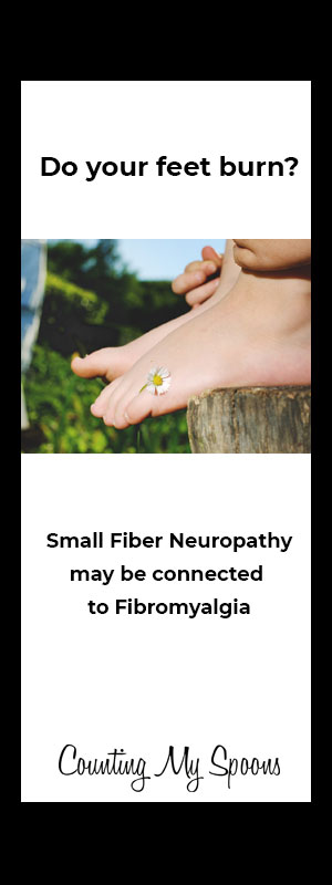 do your feet burn? It may be small fiber polyneuropathy which has been connected to Fibromyalgia