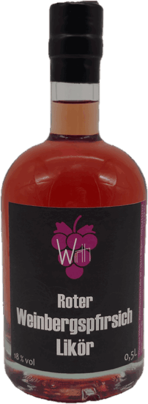 Roter Weinbergpfirsich Likör