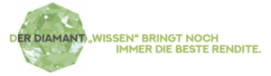 Slogan Diamant Wissen
