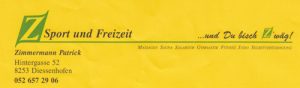 Briefkopf Z Sport und Freizeit