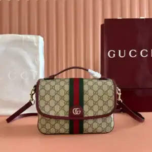 GUCCI OPHIDIA SMALL TOP HANDLE BAG - BG216
