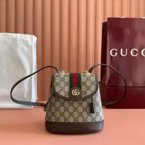 GUCCI PRE-OWNED GG WEB BACKPACK - BG215