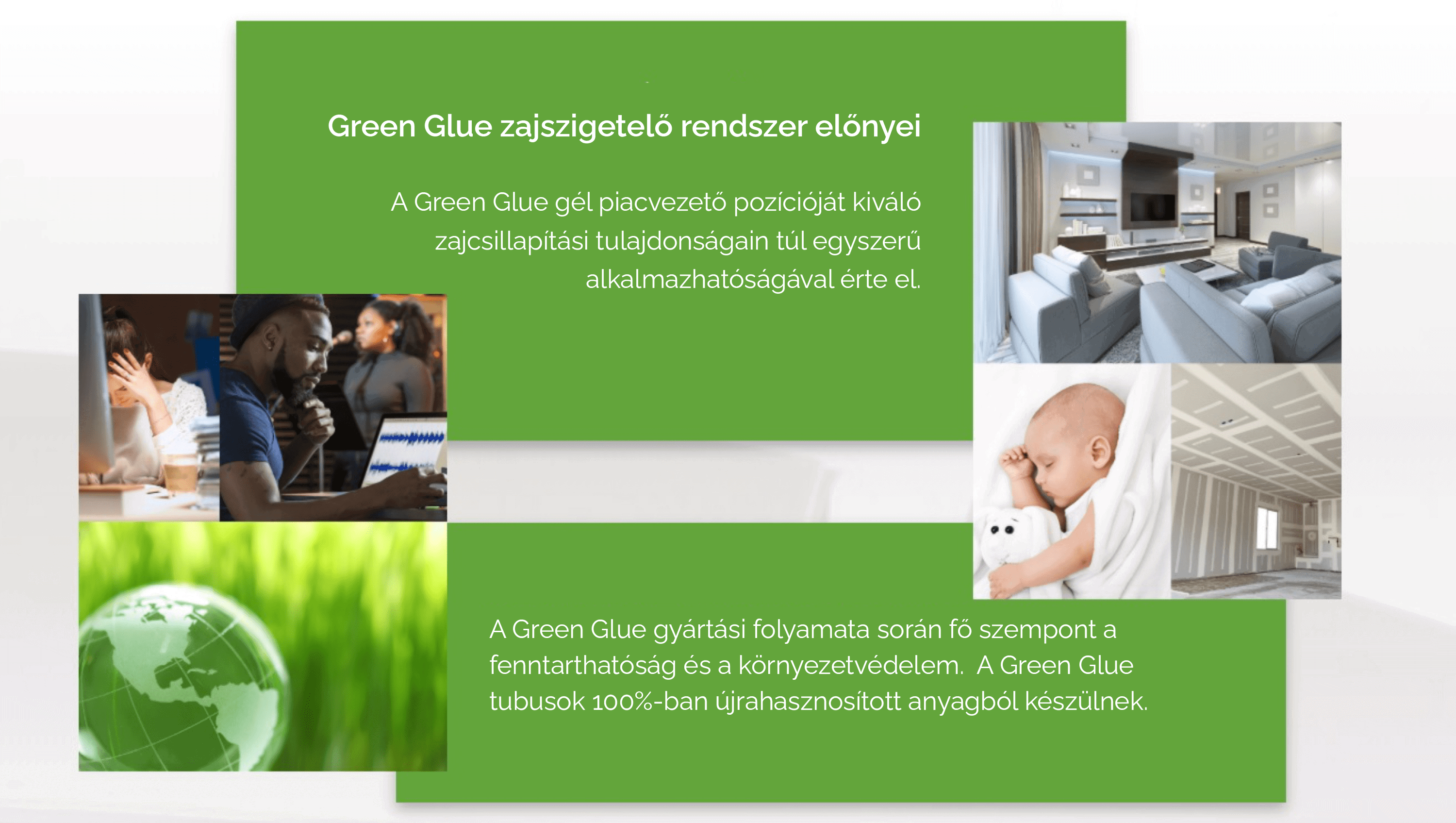 Green Glue zajcsillapító rendszer előnyei_HangHatás.