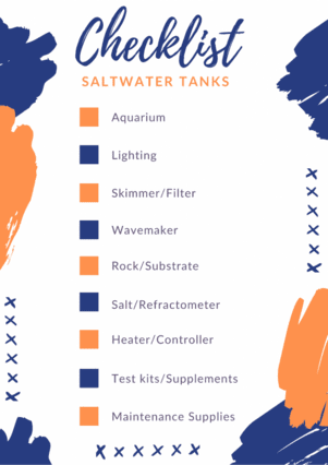 saltwater tank checklist