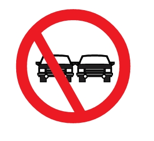 No overtaking