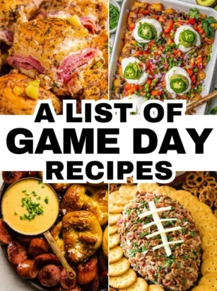 Featured Image - Game Day Recipes for Football Party