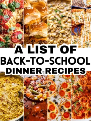 Featured Image - Back to School Dinner Recipes
