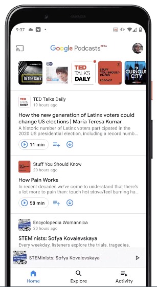 Google-Podcasts-App