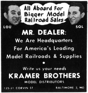 Kramer Brothers Model Distributors 1948 Advertisement