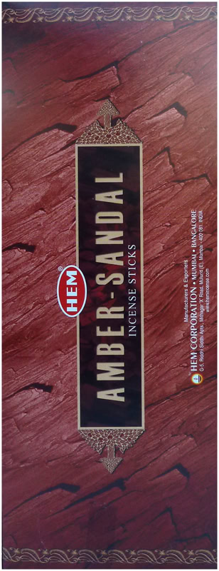 Encens Hem Ambre Santal 20g