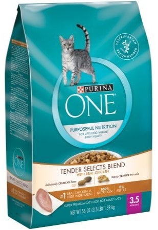 Purina ONE Tender Selects Chicken Dry Cat Food