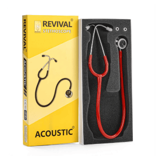 Revival Basic Stethoscope - Red