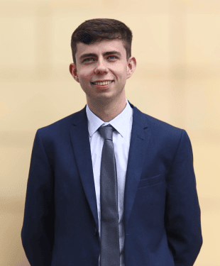 Harry Lynch, Trainee Solicitor Photographed in Chester