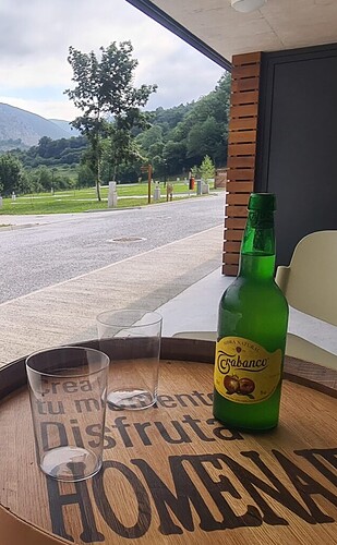Vistas al camping desde la terraza del restaurante