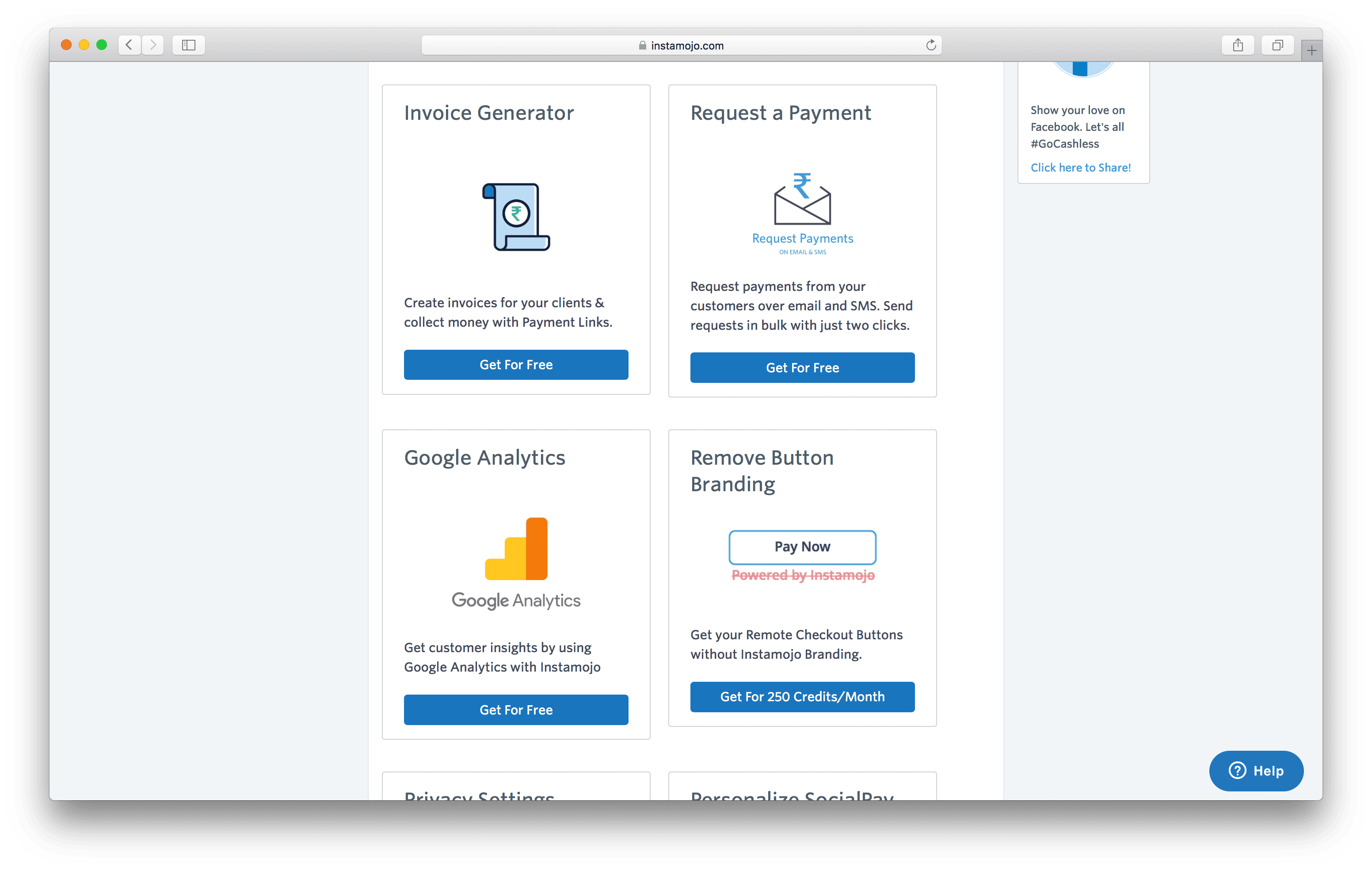 create Invoices on Instamojo