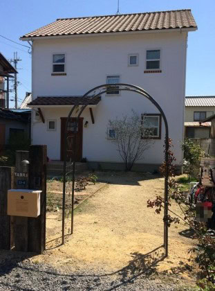 バラを誘引