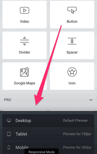 elementor responsive design 