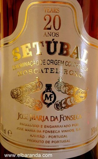 20 años. Moscatel de Setúbal