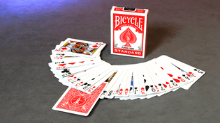 baraja invisible bicycle rojo