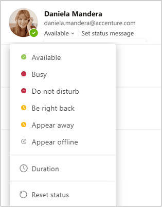 Change-your-Status-Using-Microsoft-Teams-Web-Version