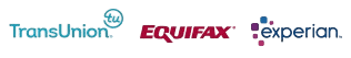 Experian, Equifax, and TransUnion — the three major credit bureaus
