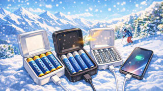 実は寒冷地最強!! 乾電池式モバイルバッテリーの秘密〜入れる電池次第で性能が激変!?〜