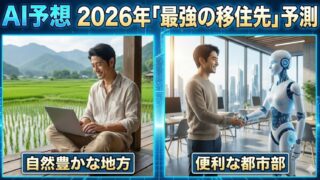 【AI予想】2026年「最強の移住先」予測｜AIインフラが居住地の価値を決める時代へ