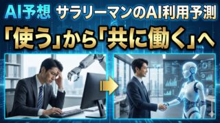 【AI予想】2026年 サラリーマンのAI利用予測｜「使う」から「共に働く」インフラ化の年