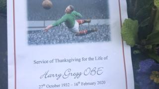 Harry Gregg funeral