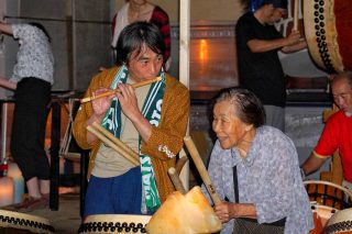 北アルプス奉納太鼓