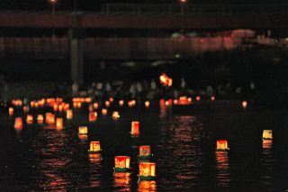 夏井川流灯花火大会