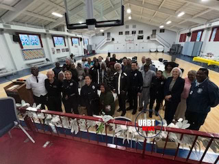 Group photo after the town hall meeting