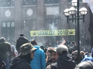 Marijuana Protest