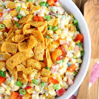 Chili Cheese Fritos Corn Salad