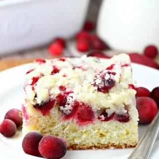 Cranberry Orange Crumb Cake