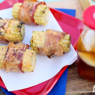 Backyard Bacon Wrapped Corn 5