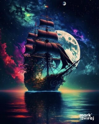 صور سفن بشعارات كبيره.