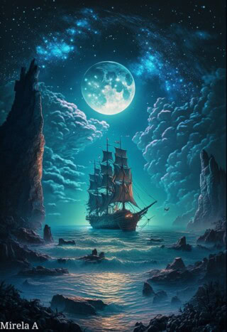 صور سفن بشعارات كبيره.