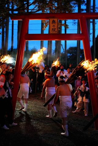 麓山の火祭り