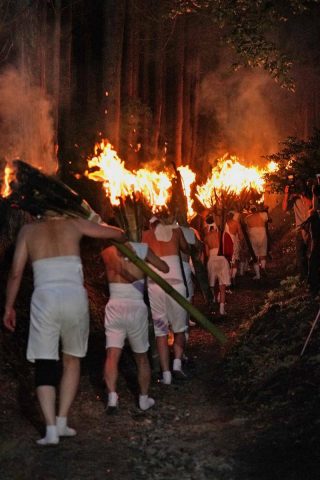 麓山の火祭り