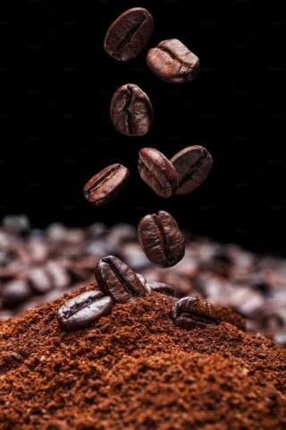 صور حبوب القهوة