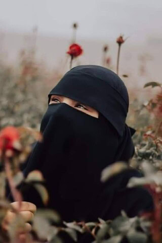 رمزيات كيوت للبنات المنتقبة.