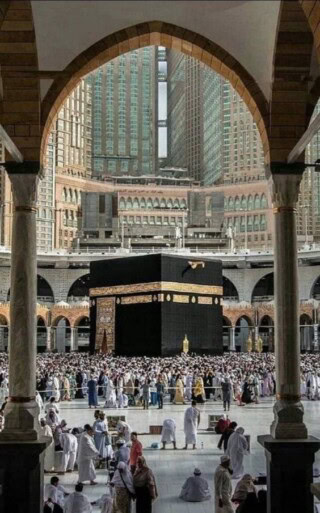 خلفيات لبيت الله الحرام.
