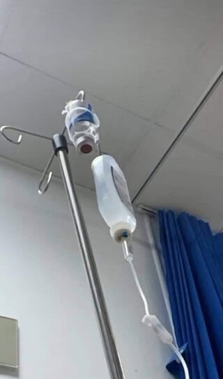 كانولا في المستشفى حقيقية.