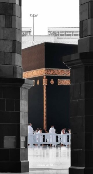 خلفيات بيت الله الحرام.