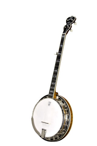 deering calico 5 string banjo
