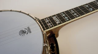 deering calico 5 string banjo